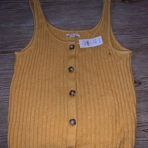 Yellow American Eagle tank top